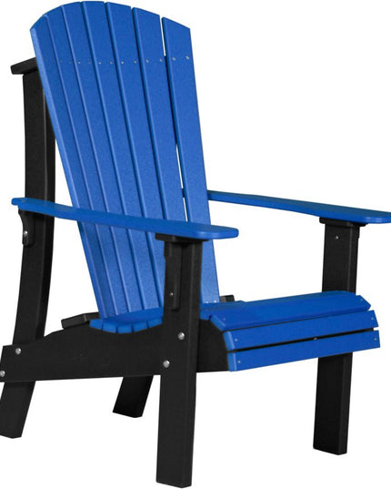 LuxCraft Royal Adirondack Chair Blue & Black