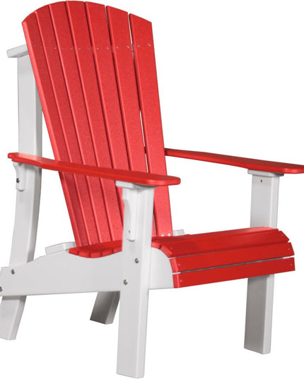LuxCraft Royal Adirondack Chair Red & Black