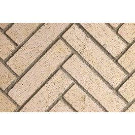 Superior Mosaic Masonry Ivory Split Herringbone Brick Liners