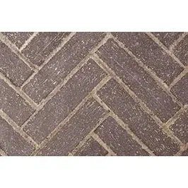 Superior Mosaic Masonry Midnight Split Herringbone Brick Liners