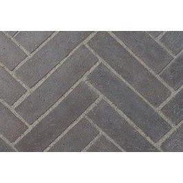 Superior Mosaic Masonry Slate Grey Split Herringbone Brick Liners