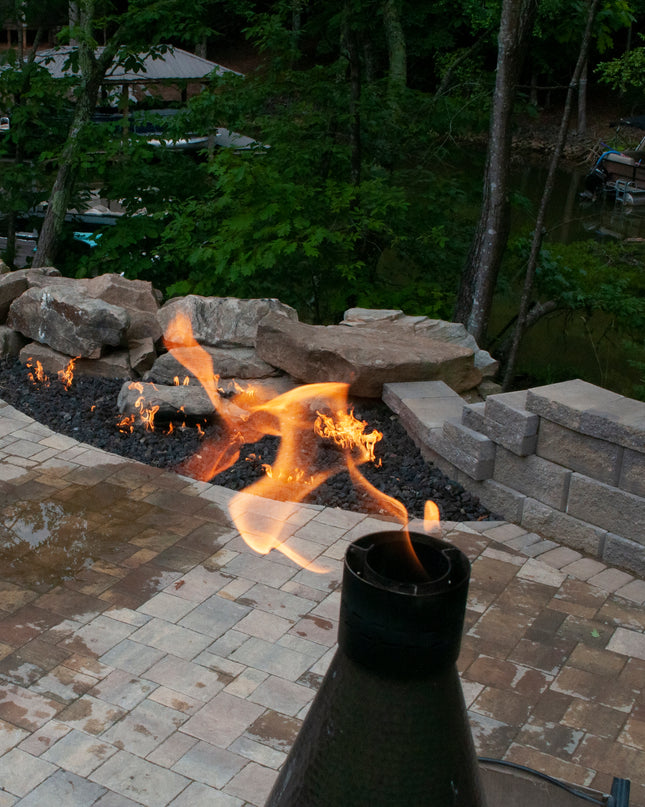 Rustic Copper Fire Match Lit TK Torch Head Only