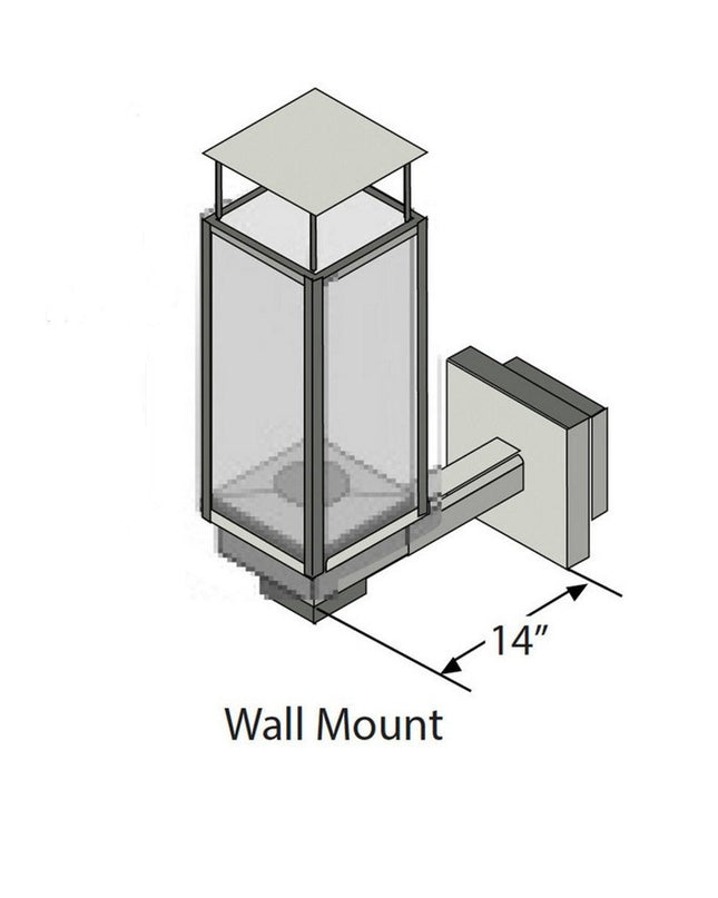 14" Wall Mount 20K Tempest Lantern