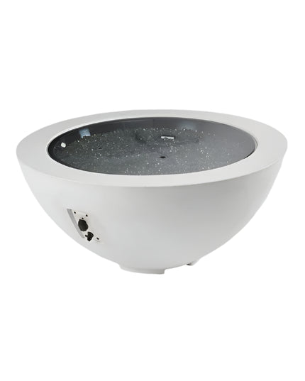 30" Round Fire Bowl White - Cove