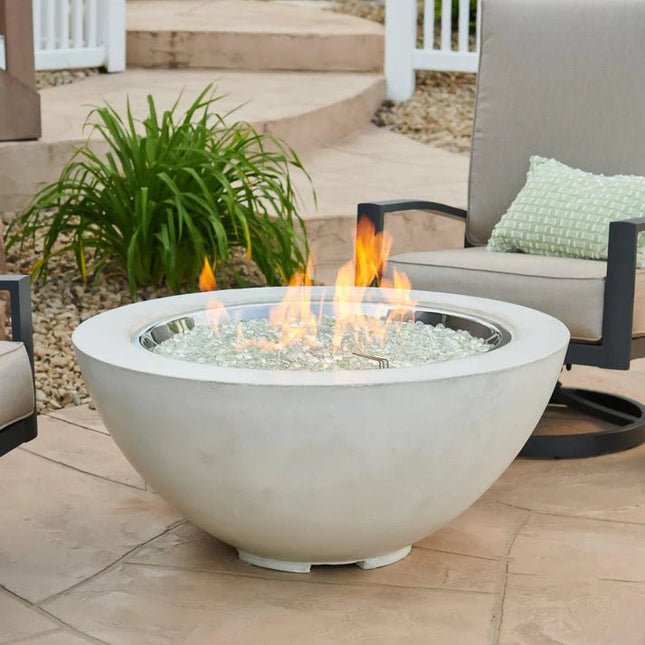 30" Round Fire Bowl White - Cove