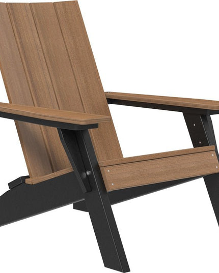 LuxCraft Urban Adirondack Chair Antique Mahogany & Black