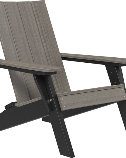 LuxCraft Adirondack Coastal Gray & Black