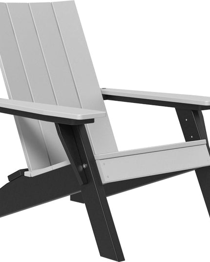 LuxCraft Urban Adirondack Chair Dove Gray & Black