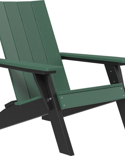 LuxCraft Urban Adirondack Chair Green & Black