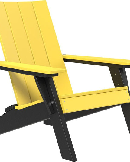 LuxCraft Urban Adirondack Chair Yellow & Black