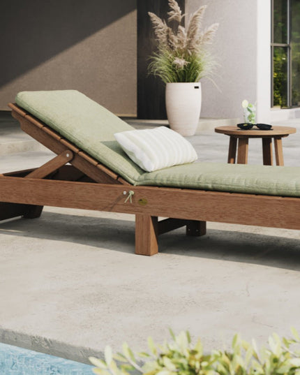 LuxCraft Lounge Cushion in Seasalt featured on Urban Chaise Lounge.