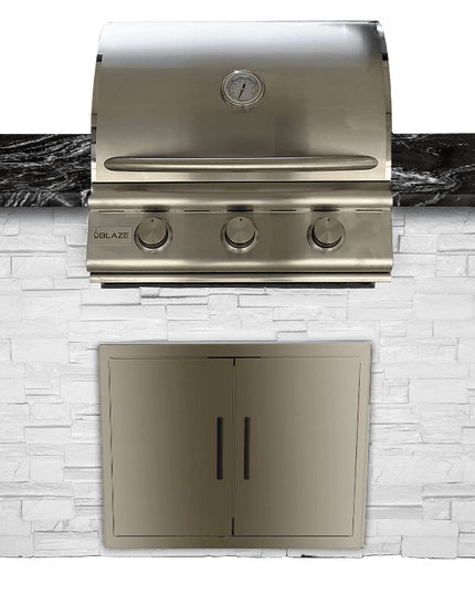 TRU 5' Island Systems - Outdoor Kitchen Islands White / Black