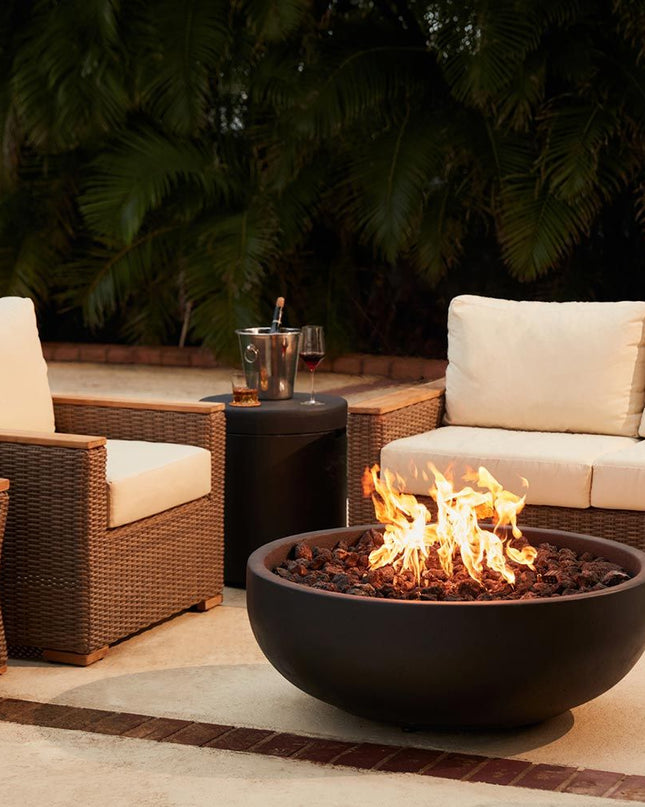 Blaze 38-Inch Round Fire Bowl with High BTU Output