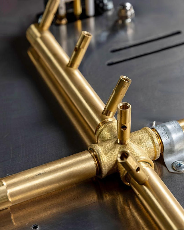 Blaze 38-Inch Round Fire Bowl with High BTU Output