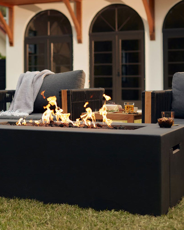 Blaze 60-Inch Gas Fire Table with Powerful Brass Burner
