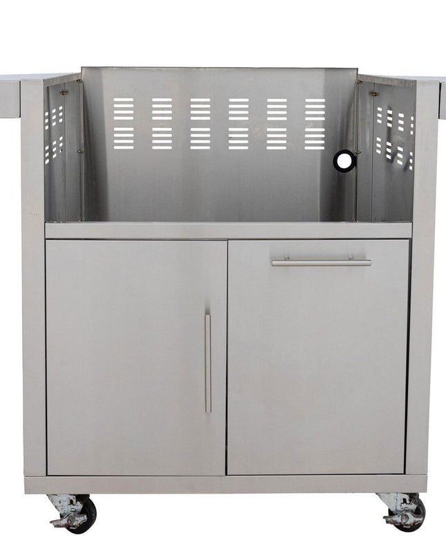 Blaze 40” Griddle Cart With Shelves