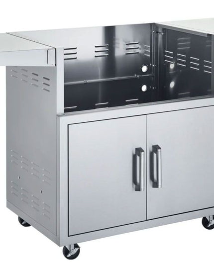 Broilmaster 34-Inch Cart with 2 Fold-Down Side Shelves