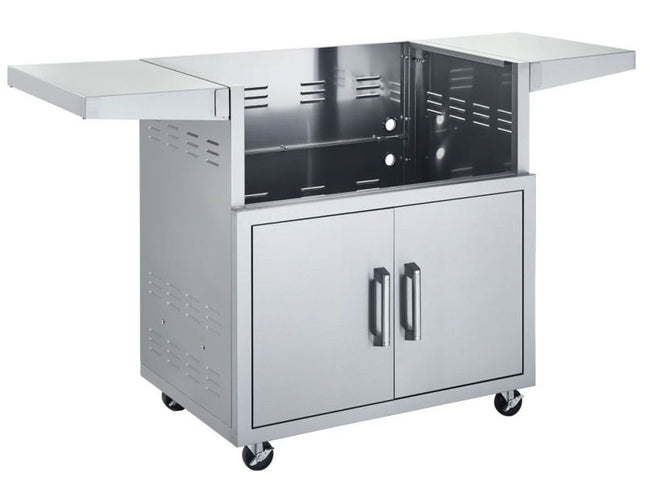 Broilmaster 34-Inch Cart with 2 Fold-Down Side Shelves