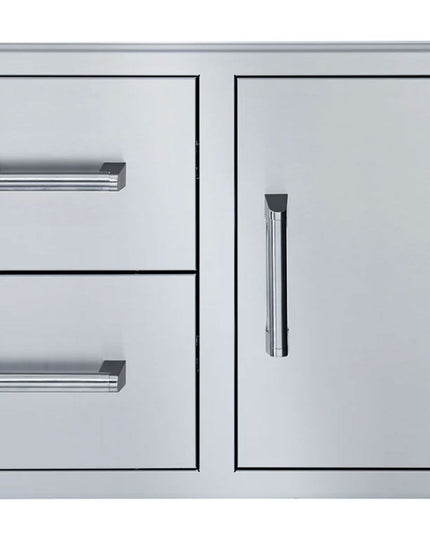 Broilmaster 34-Inch Single Door with Double Drawer Combo