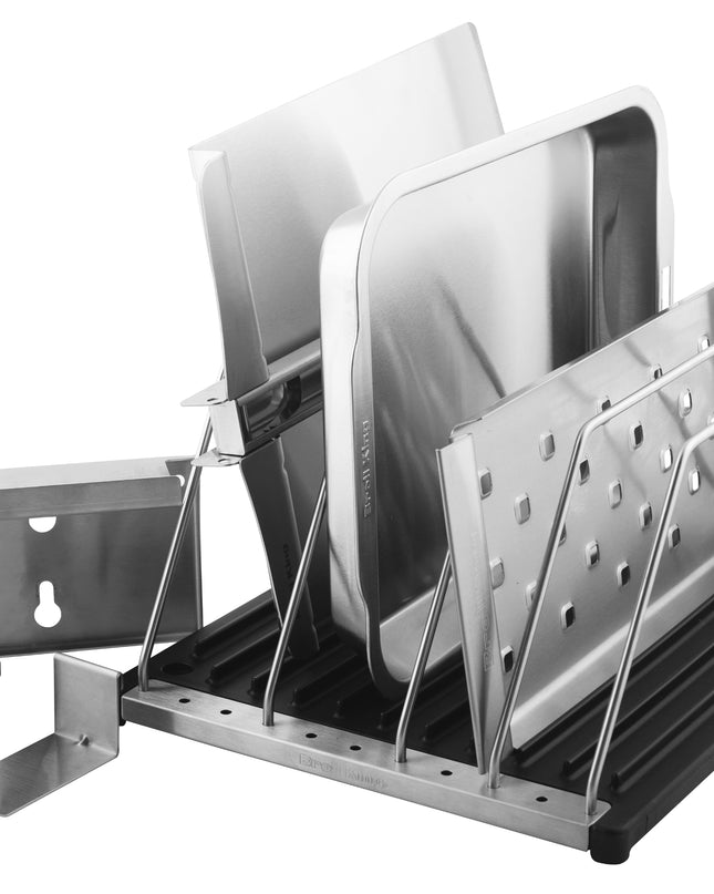 Grill Cabinet Organizer Set with Hooks