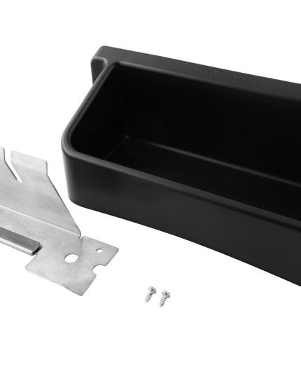 Convenient Grill Side Shelf Condiment Bin