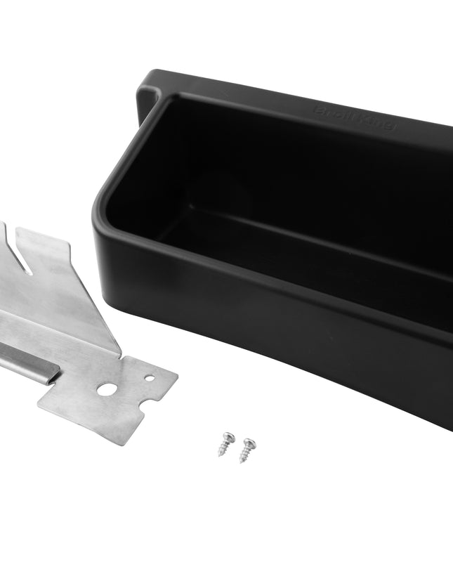 Convenient Grill Side Shelf Condiment Bin