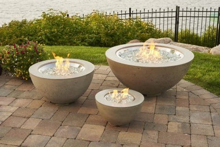 20" Round Fire Bowl Natural Grey - Cove