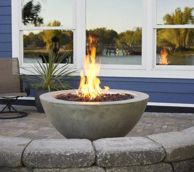 30-inch Gas Fire Pit Bowl Natural Gray - Cove