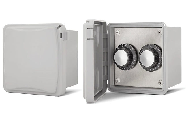 Infratech Dual-240V Surface Mount with Weatherproof Gang Box and Cover