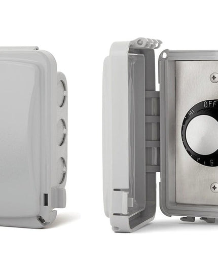 Infratech Single-240V Flush Mount with Weatherproof Cover