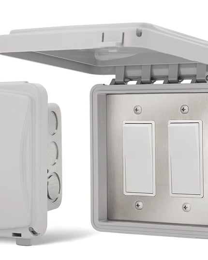 Infratech Dual Flush Mount with Weatherproof Cover