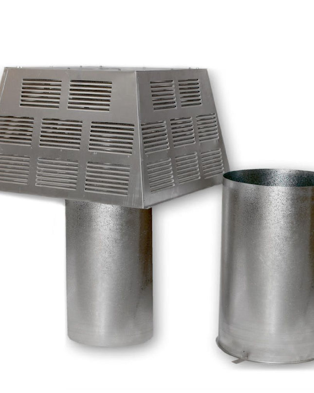 Superior Square Top Termination with Slip Section for 12-Inch Chimney