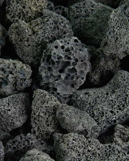 Superior Volcanic Stone Fireplace Media