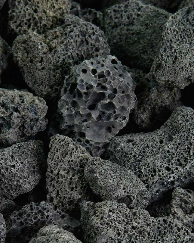 Superior Volcanic Stone Fireplace Media