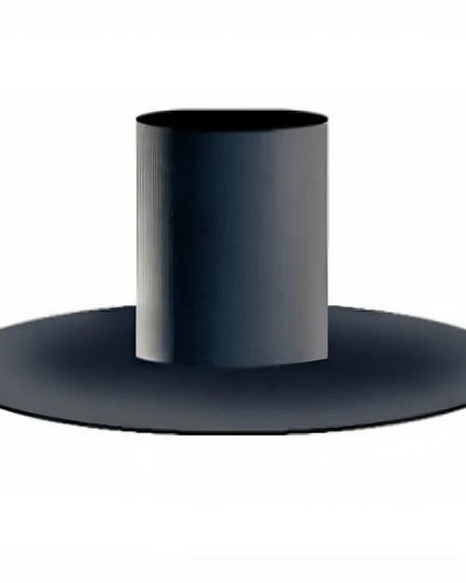 Heavy-Duty Fire Garden 69" Black Deck Post
