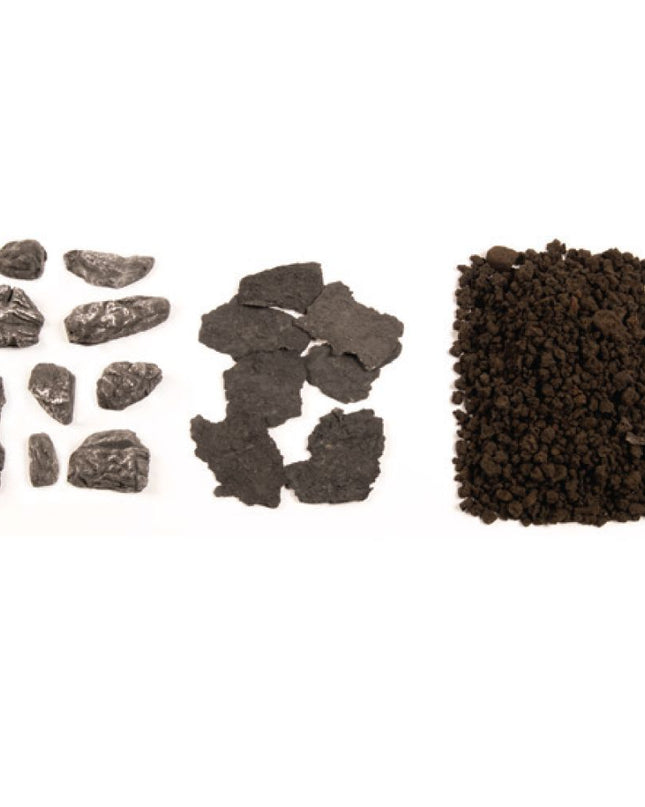 Superior Lava Rock/Embers/Cinders Media Kit for Vent-Free Gas Log Sets