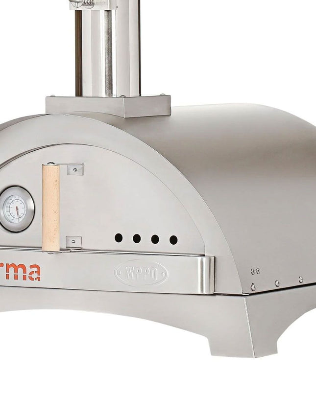 WPPO Karma 25" Pizza Oven with Base – Stainless Steel Power