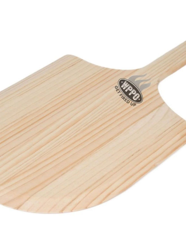 WPPO 12 in. Square New Zealand Wooden Pizza Peel-2 pack