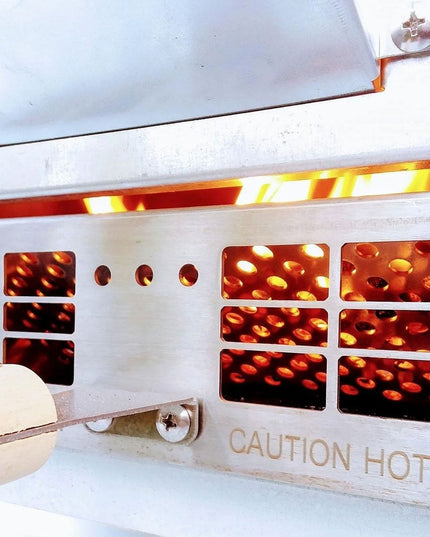 WPPO Le Peppe Portable Wood Fired Pizza Oven with Peel Red