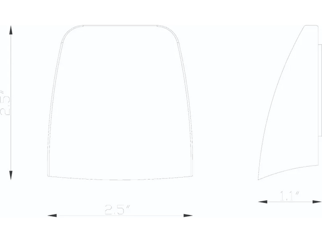 Lumien Antique Brass Hooded Wall Light – 3000K LED Fixture