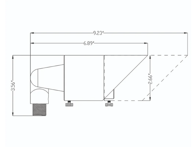 Lumien Directional Bronze MR16 Uplight – 10-15V Aluminum Fixture