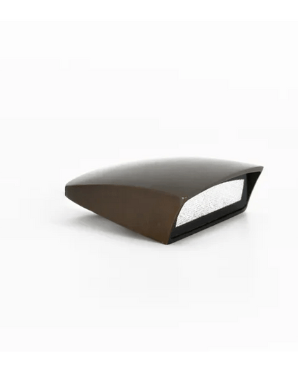 Lumien Antique Brass Hooded Wall Light – 3000K LED Fixture