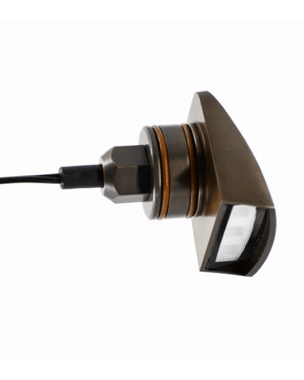 Lumien Antique Brass Hooded Wall Light – 3.5W LED Fixture
