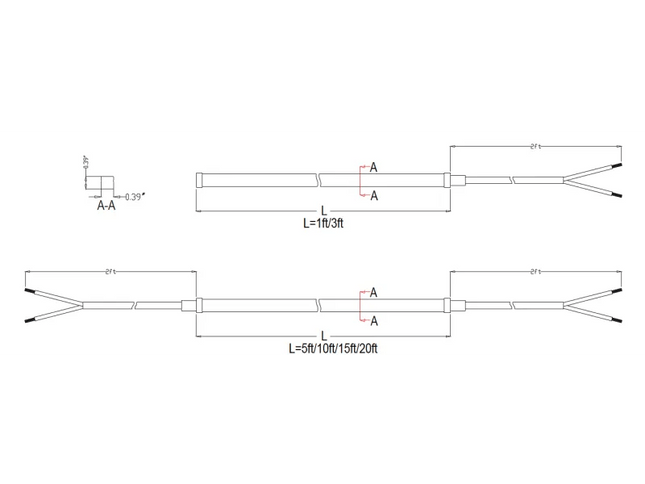 Lumien Durable 5' Side-Flex LED Strip – 2700K, 10W