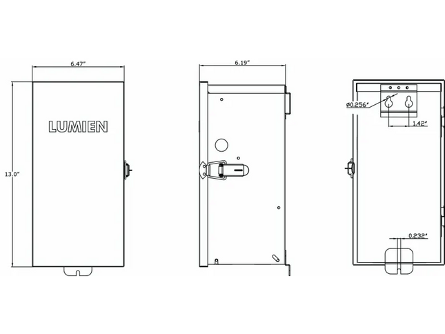 Lumien TR-300-S 300W Stainless Transformer with Timer & Photocell with 12/15V Output