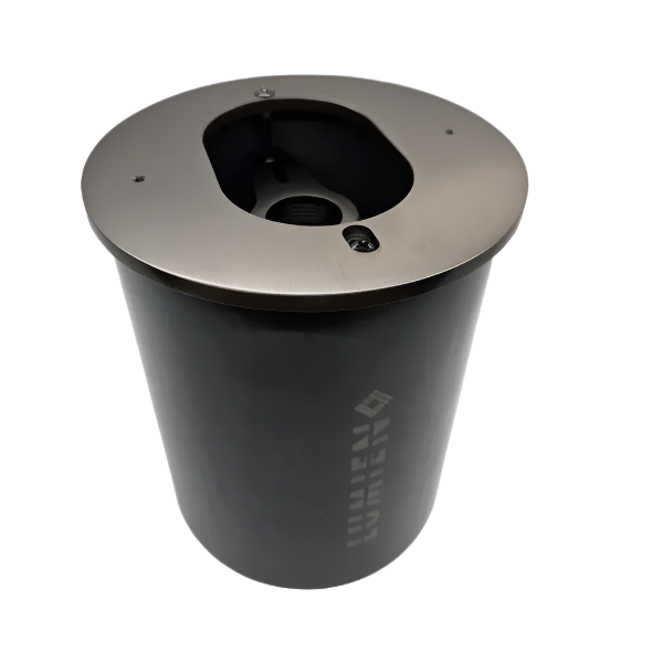 Lumien Antique Brass Adjustable Well Light with PVC Tube