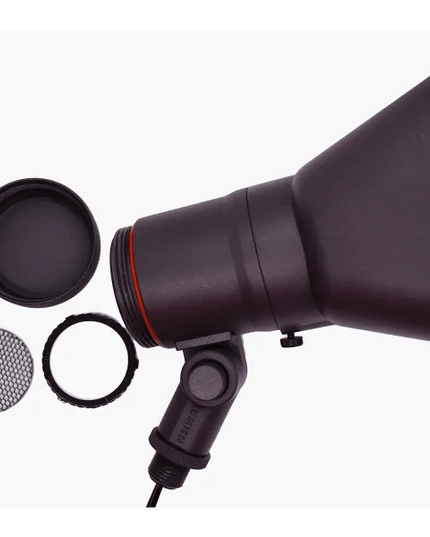 Lumien 15W Black LED Floodlight with Dimming & Optics