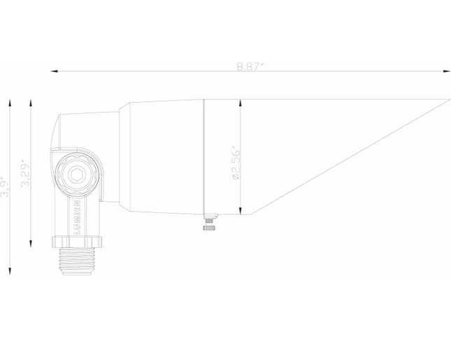 Lumien RGBWW Antique Brass Downlight – 10W, Color Changing Beam