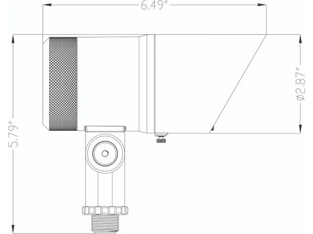 Lumien Adjustable RGBWW 12W Uplight – Black Aluminum Outdoor Fixture