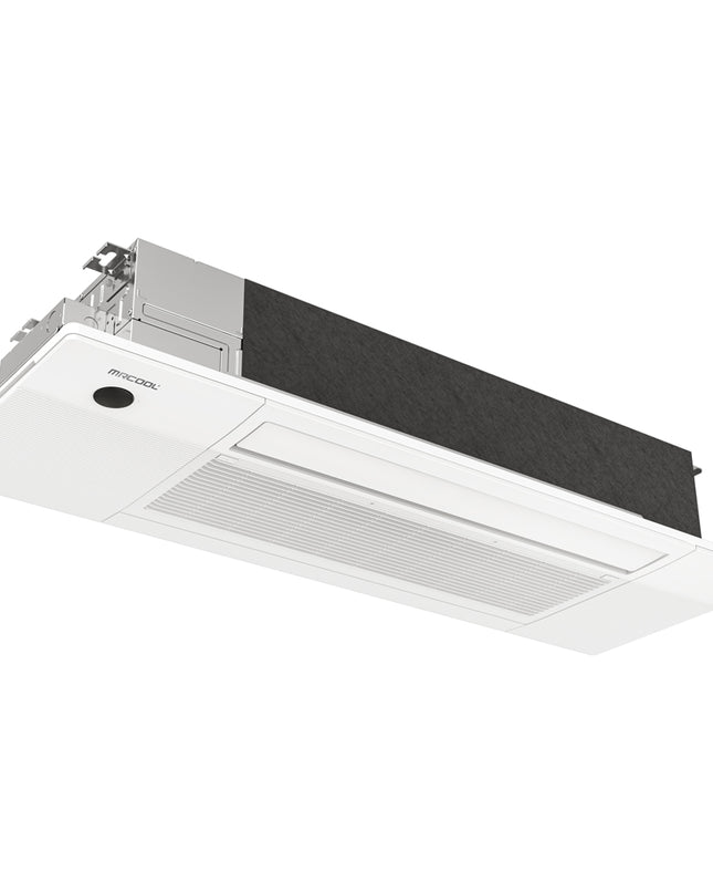 The MRCOOL® DIY® Series OuttaSight™ 9k BTU Ceiling Cassette is perfect for any space and provide discreet and out of sight heating and cooling.